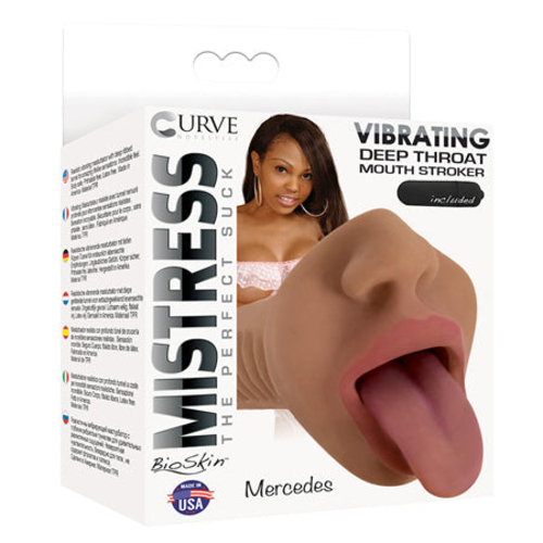 Curve Toys Mistress Perfect Suck Mercedes Vibrating Deep Throat Mouth