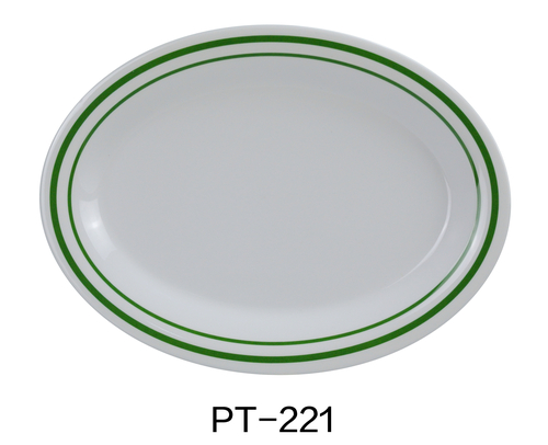 Yanco PT-221 Pine Tree Oval Platter