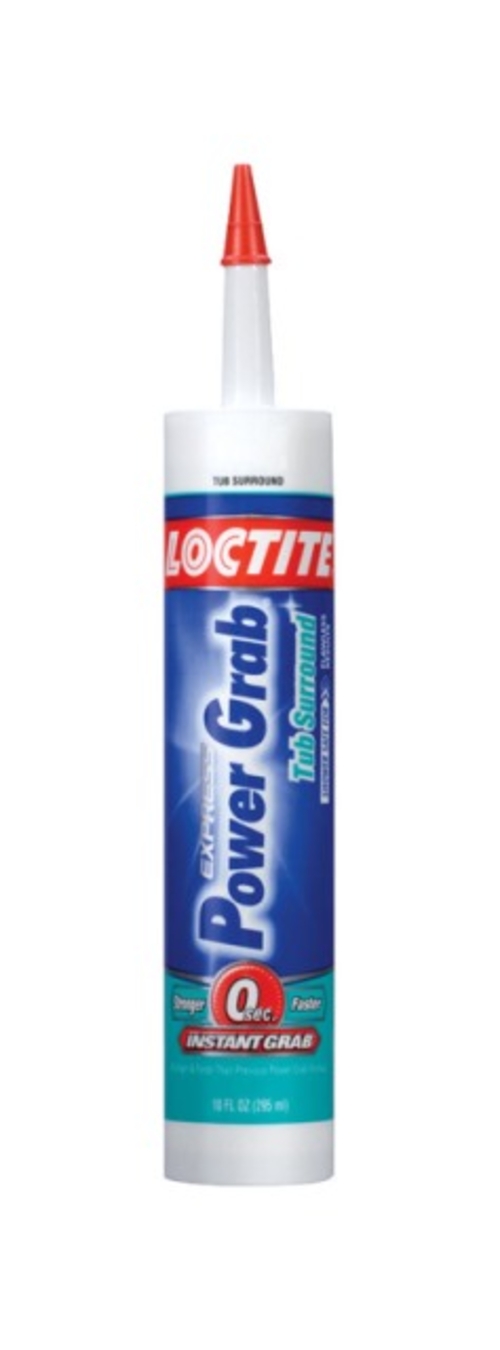Loctite 2096329 10 oz Power Grab Tub Surround Adhesive - pack of 12
