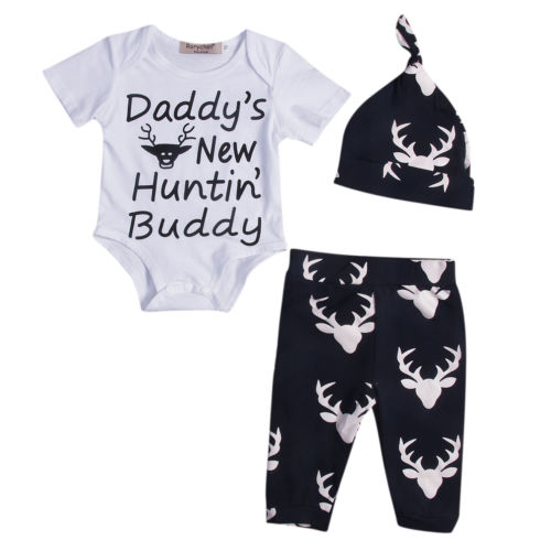 Pudcoco 0-24M Baby 3PCS Outfits Boy Girls Warm