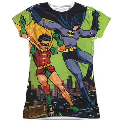 Batman Getaway Front & Back Print-S by S Junior Poly Crew Sublimation 