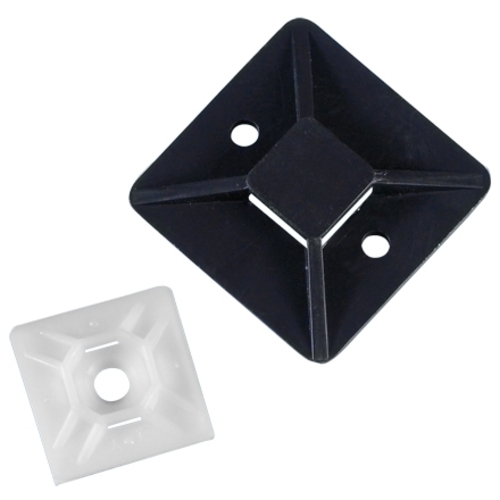 Box Partners CTM11B 1 x 1 in. Black Cable Tie Mounts