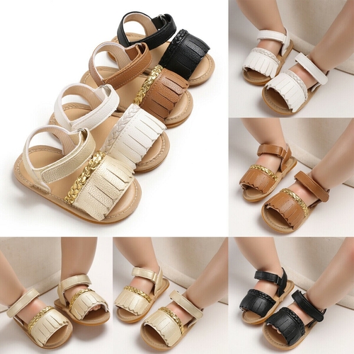 Newborn Baby Girls Boys Summer Sandals Tassel