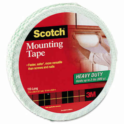3M 110LONG Foam Mounting Double-Sided Tape  3/4 Wide x 350 Long
