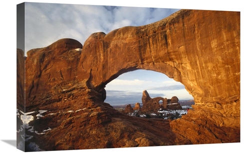 Global Gallery GCS-396667-1624-142 16 x 24 in. Turret Arch Through Nor