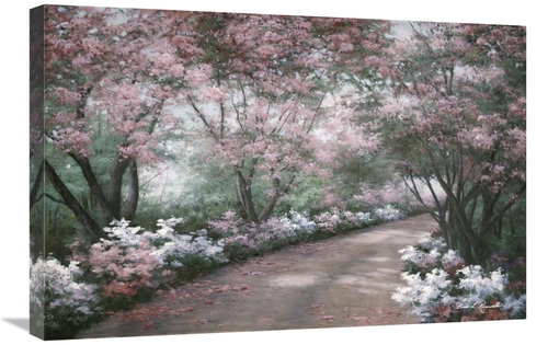 Global Gallery GCS-393974-2030-142 20 x 30 in. Azalea Walk Art Print -