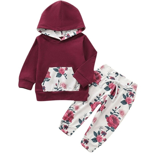 Newborn Kid Baby Girl Clothes Sets Long Sleeve