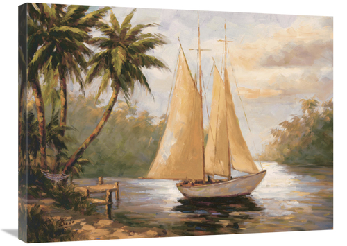 Global Gallery GCS-128147-2432-142 24 x 32 in. Setting Sail II Art Pri