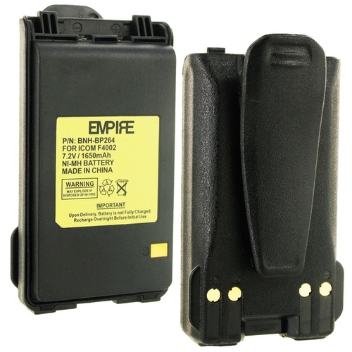 Empire BNH-BP264 Icom BP264 Replacement 7.2V 1650 mAh Nickel Metal Hyd