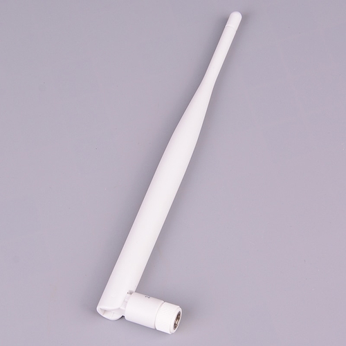 1PC 2.4GHz White WiFi Antenna 5dBi Aerial RP SMA