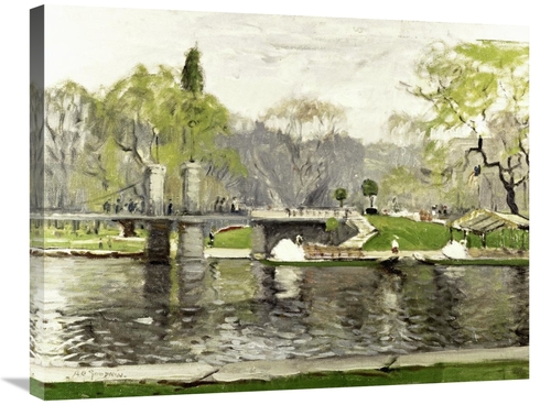 Global Gallery GCS-282141-30-142 30 in. Boston Commons Art Print - Art