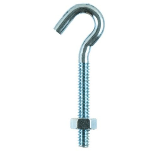 Hampton 02-3462-101 Bolt Hook Zinc  0.25 x 2.62 in. - pack of 10