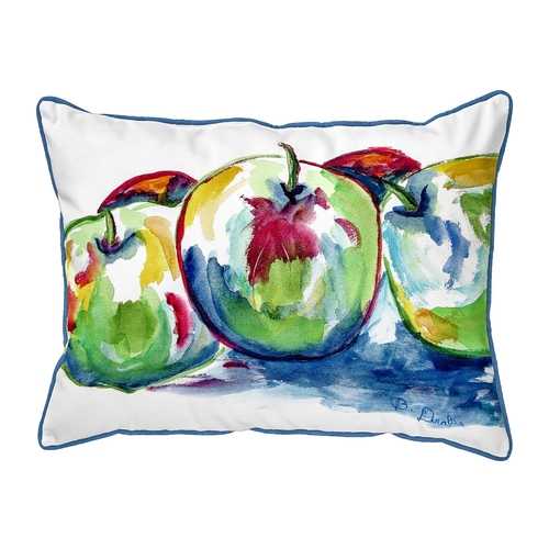 Betsy Drake SN818 11 x 14 in. Three Apples Small Pillow