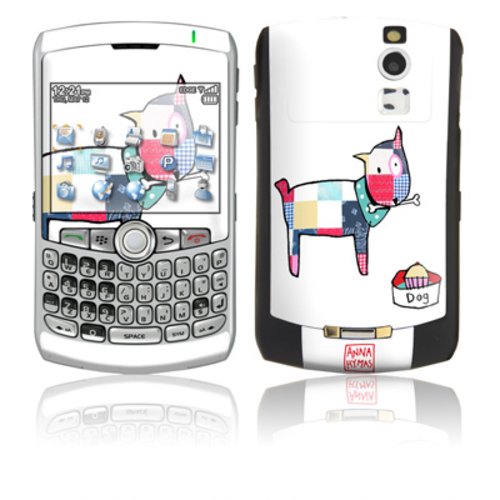 DecalGirl BBC-PATCHDOG BlackBerry Curve Skin - Patch Dog