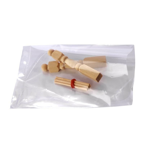 Box Partners PB13 4 x 52 in. 15 Mil Flat Poly Bags, Clear