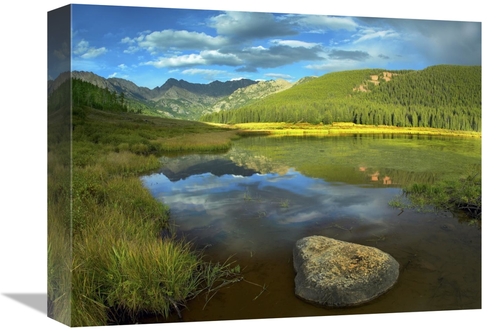 Global Gallery GCS-396009-1216-142 12 x 16 in. Mt Powell & Piney Lake&