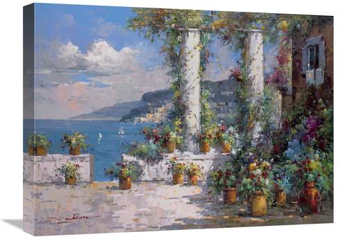 Global Gallery GCS-124199-1824-142 18 x 24 in. Hillside VIew I Art Pri