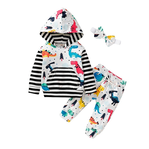 Infant Baby Boys Girls Cartoon Print Pullover