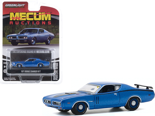 1971 Dodge Charger R/T Blue Metallic with Black Stripes (Dallas 2019)