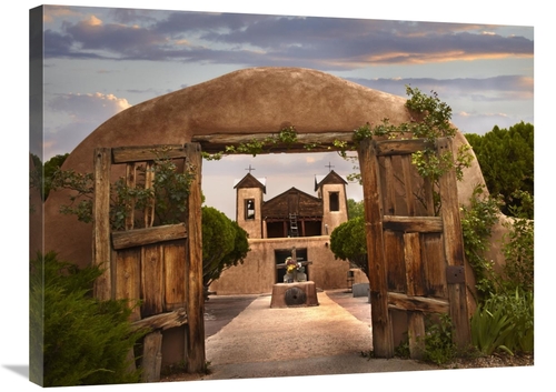 Global Gallery GCS-396373-2432-142 24 x 32 in. Church & Gate, El S