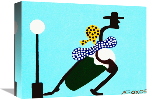 Global Gallery GCS-479182-1216-142 12 x 16 in. Bongo Dancer Art Print 