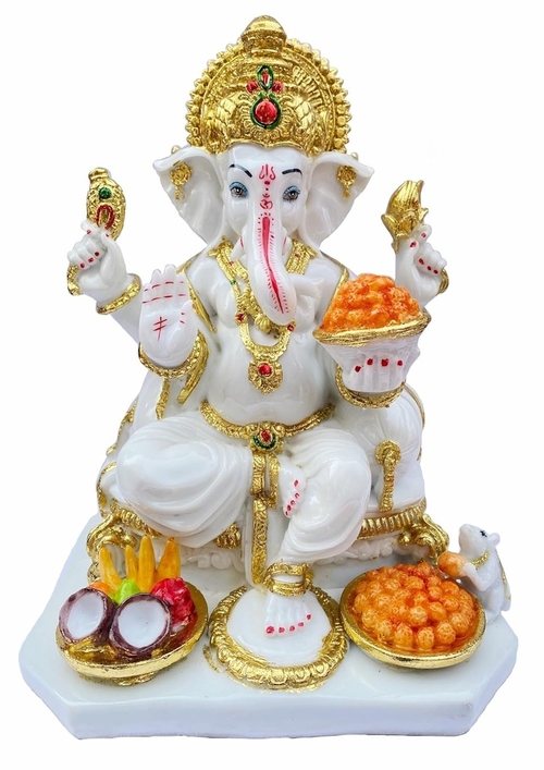 Marble Dust Ganesh Ji Murti Ganesha Ganesha Ganpati Ji Maharaj Murti