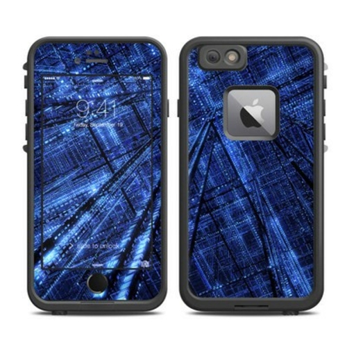 DecalGirl LFI6P-GRID Lifeproof iPhone 6 Plus Fre Case Skin - Grid