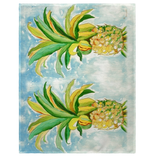 Betsy Drake PM400 14 x 18 in. Pineapple Place Mat - Set of 4