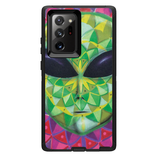MightySkins OTDSAGNO20UL-Geometric Alien Skin for Otterbox Defender & 