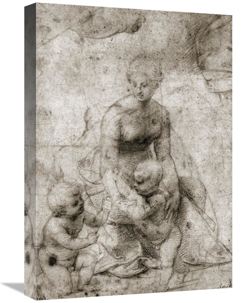 Global Gallery GCS-279519-22-142 22 in. Madonna & Child with John Art 