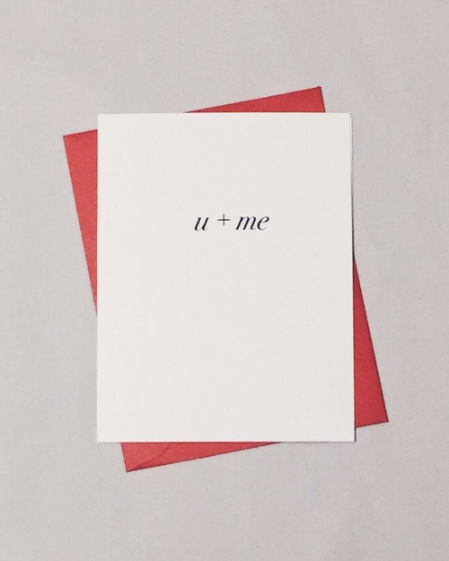 You Plus Me Math Card