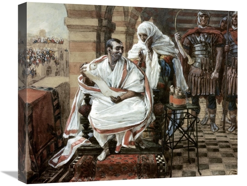 Global Gallery GCS-280425-22-142 22 in. Message From Pilates Wife Art 