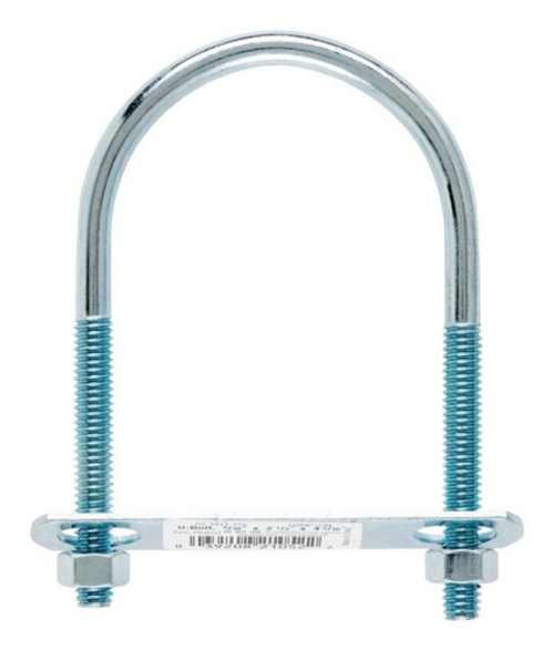 Hampton 02-3451-315 U-Bolt Zince  0.312 x 2.5 x 4 19 in. - 