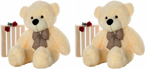 Loveable Hugable Soft Loveable Teddy Bear Pack of 2