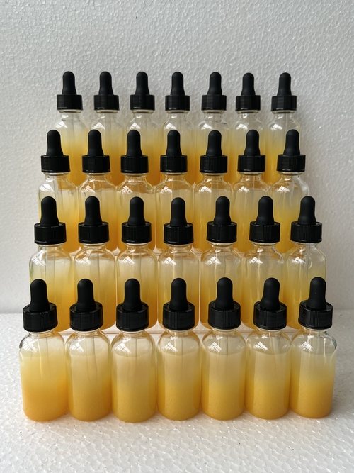 48 PACK OF 1oz YELLOW GLASS DROPPER BOTTLES