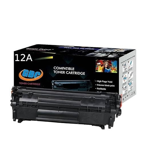 12A Black High Yield Laser Toner Cartridge | Works with Laserjet
