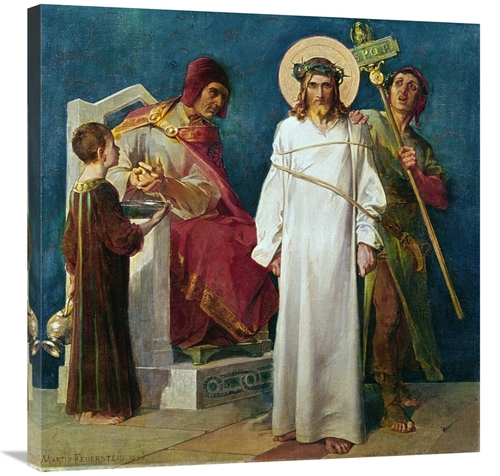 Global Gallery GCS-282032-30-142 30 in. Jesus Holy Christ Condemned to