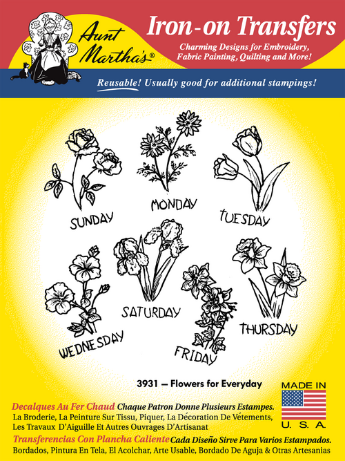 Aunt Martha's #3931 Flowers for Everyday