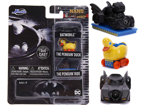\Batman\ 3 piece Set \Nano Hollywood Rides\ Diecast Model Cars by Jada