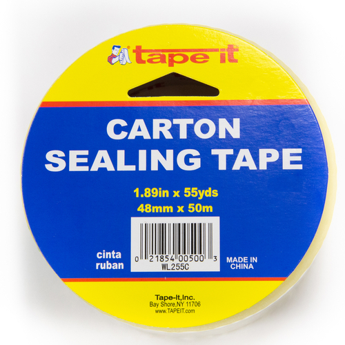 Carton Sealing Tape - Clear - 1.89" x 55 yards