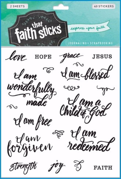 Tyndale House Publishers 76784 Sticker - Who I Am in Christ - 2 Sheets