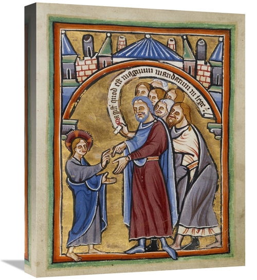 Global Gallery GCS-457574-1620-142 16 x 20 in. Christ Among the Doctor