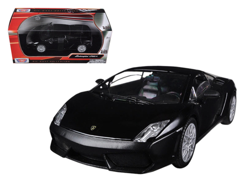Lamborghini Gallardo LP-560-4 Matt Black 1/24 Diecast Car Model by