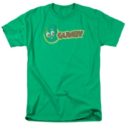 Trevco Gumby-Logo Short Sleeve Adult 18-1 Tee, Kelly Green - 4X