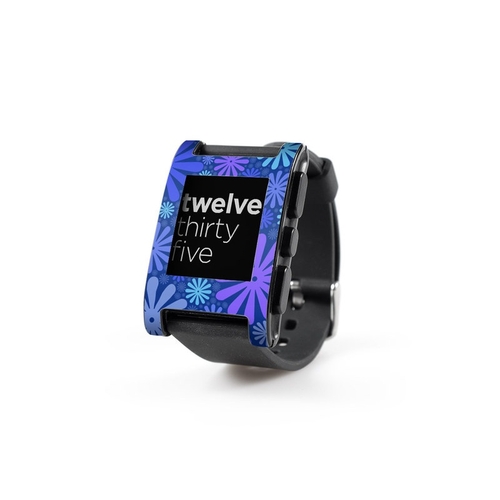 DecalGirl PWCH-PUNCH-IND Pebble Watch Skin - Indigo Punch