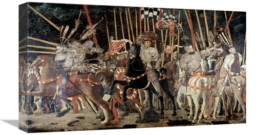 Global Gallery GCS-280604-22-142 22 in. Battle of San Romano - The Cou