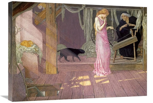 Global Gallery GCS-267679-30-142 30 in. Sleeping Beauty - The Princess