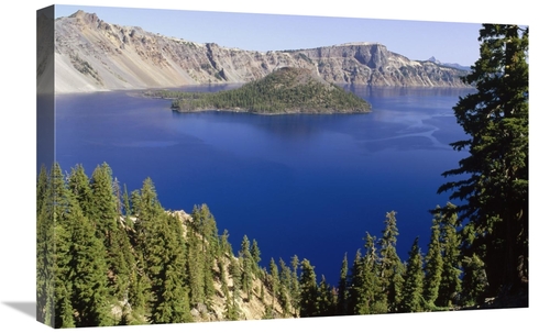 Global Gallery GCS-452888-1624-142 16 x 24 in. Wizard Island in Crater