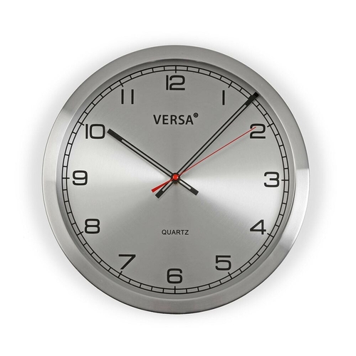 Wall Clock Versa Aluminium (4,1 x 25 x 25 cm)