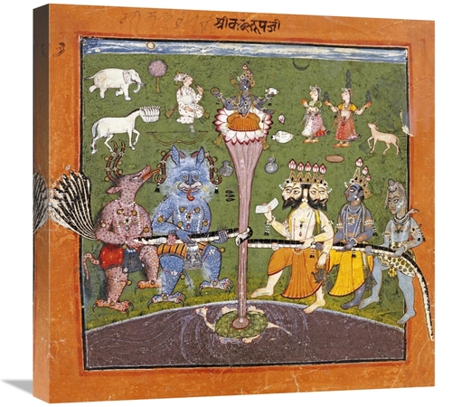 Global Gallery GCS-267677-22-142 22 in. The Churning of the Milky Ocea